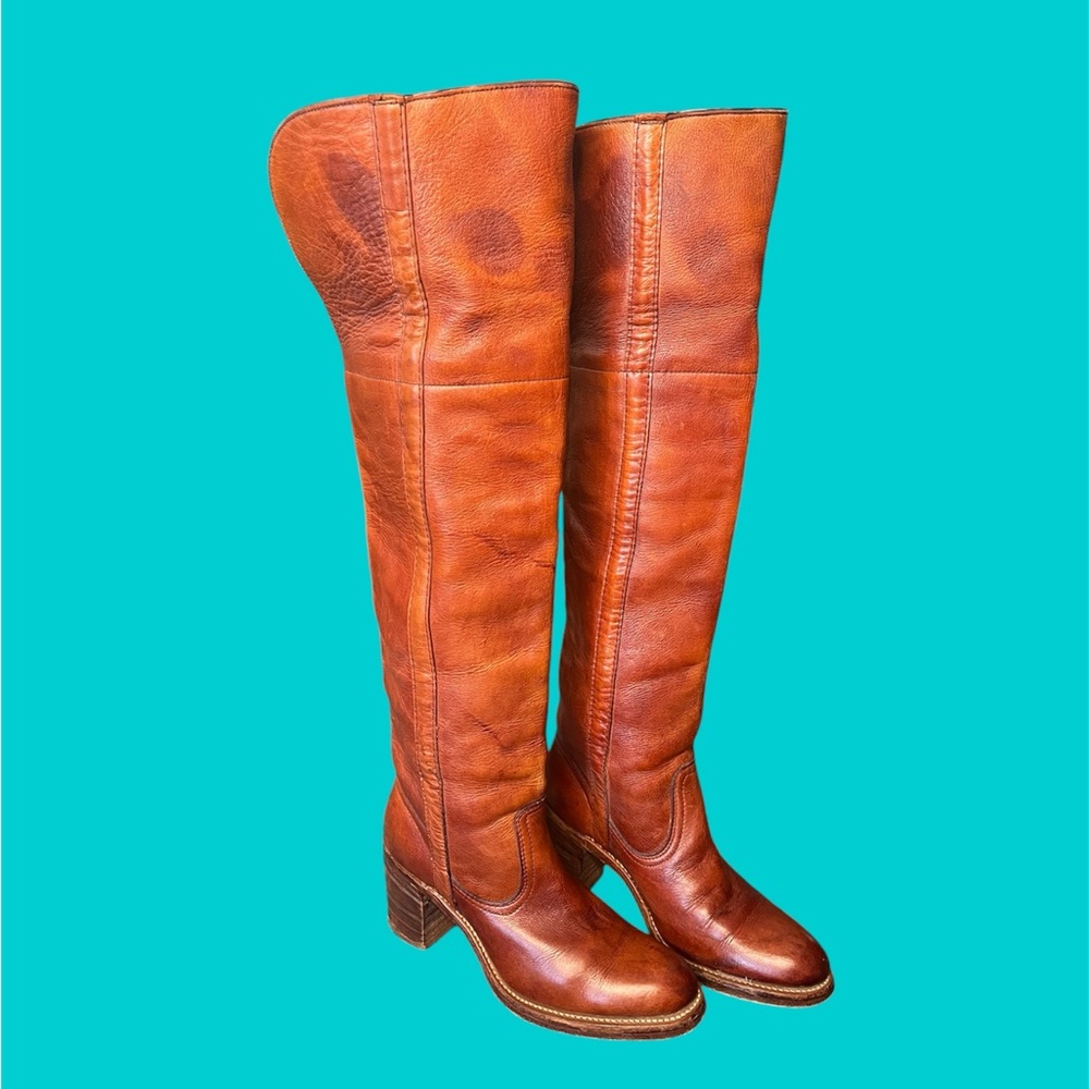 60s Vintage Frye Over the Knee Campus Boots